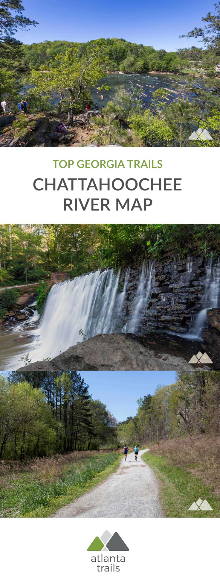 Chattahoochee River Map Atlanta - Chattahoochee River Map Pin