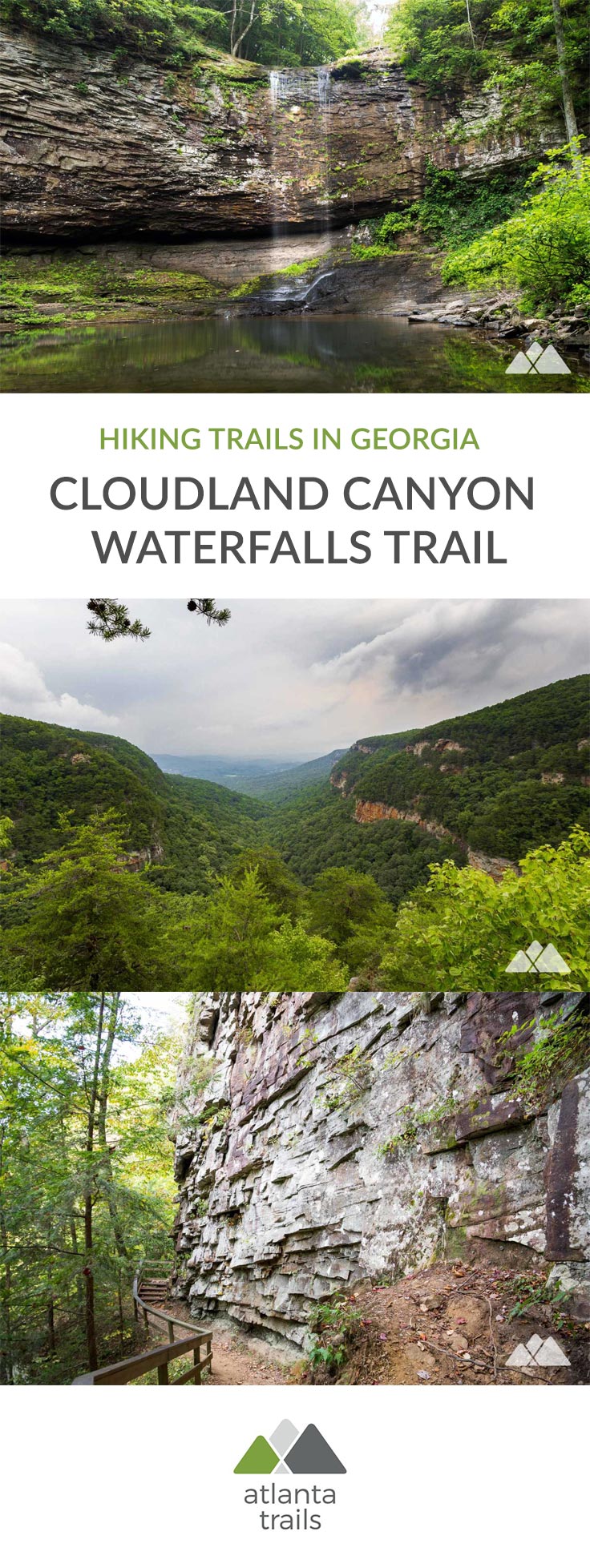 Cloudland Canyon Waterfalls Trail - Cloudland Canyon Waterfalls Trail Pin 