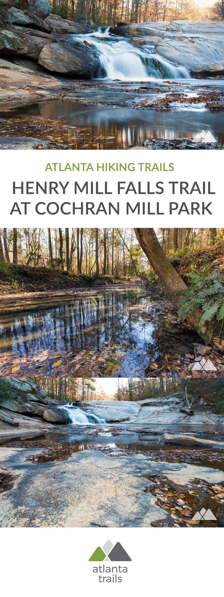 Cochran Mill Park Hiking the Henry Mill Falls Trail