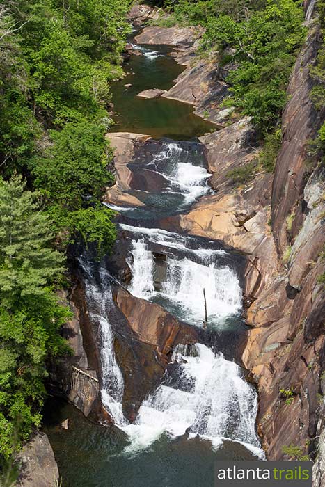 Tallulah Gorge Hiking the Hurricane - 3 Tallulah Gorge Hurricane Falls Trail 