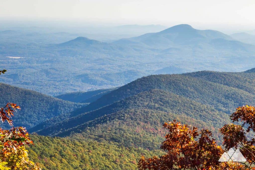 Tray Mountain from Unicoi Gap and Indian Grave Gap