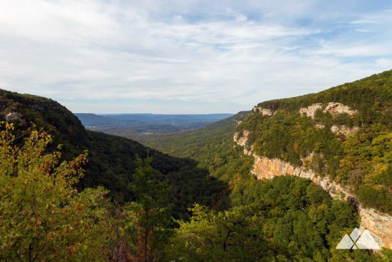 West Rim Loop Trail at Cloudland Canyon State Park in Georgia
