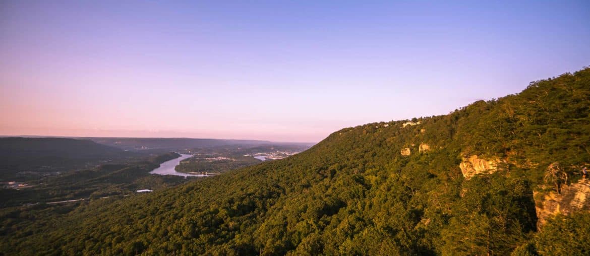 Lookout Mountain: hiking Point Park to Sunset Rock in Chattanooga, TN
