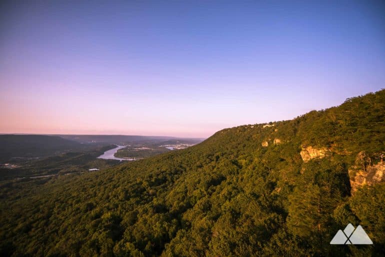 Lookout Mountain: hiking Point Park to Sunset Rock in Chattanooga, TN