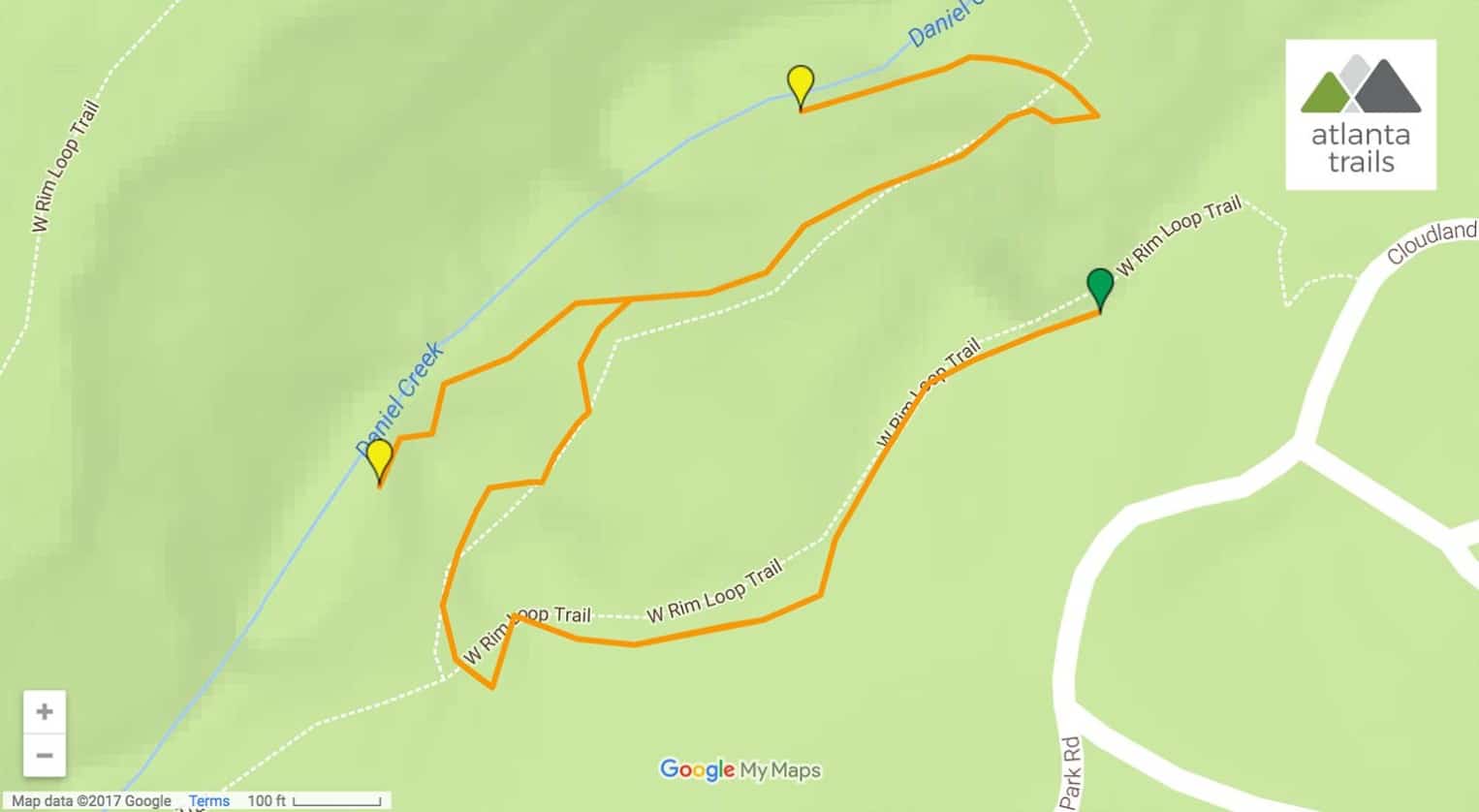 Cloudland Canyon Waterfalls Trail - Map Cloudland Canyon Waterfalls Trail 763x419@2x 