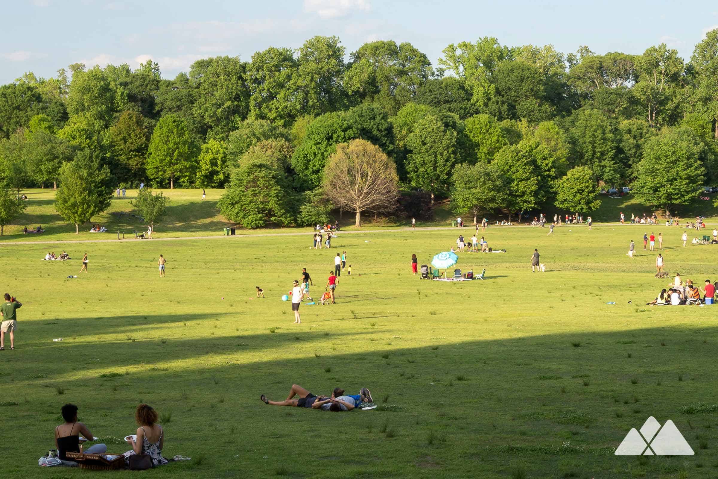 Top running spots in Atlanta: Piedmont Park offers over four miles of scenic, paved, gently-rolling trails