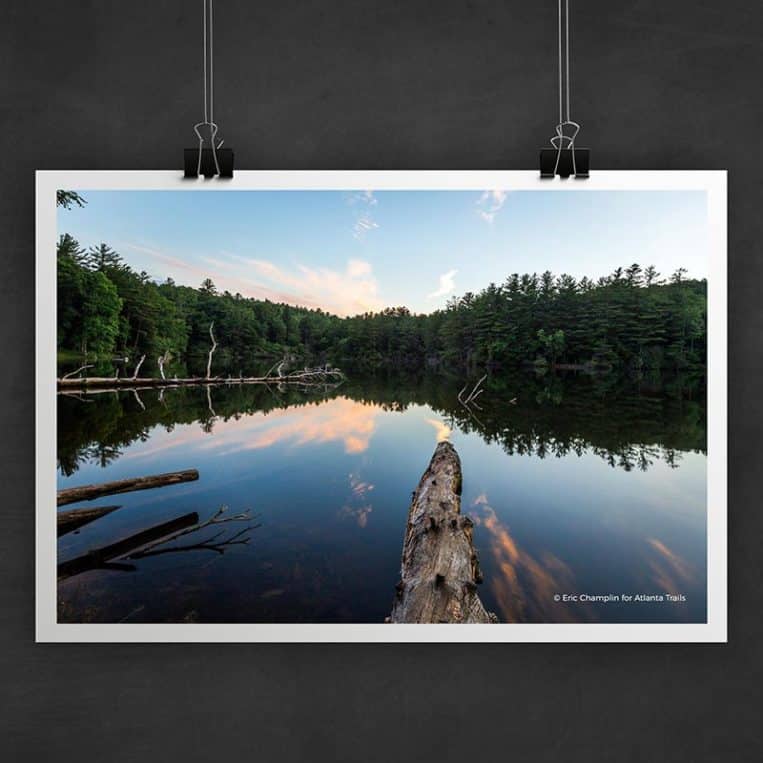 Atlanta Trails Lake Conasauga Photo Art Print