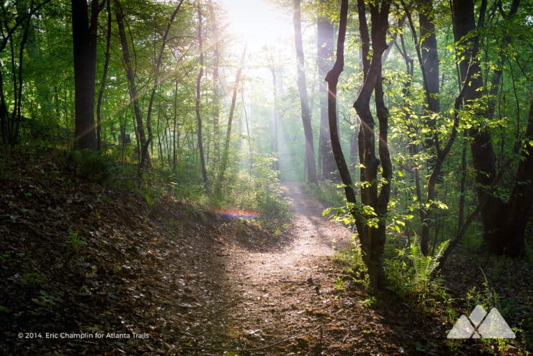 Suwanee Creek Park is one of our favorite running spots in Atlanta, with access to the Suwanee Greenway