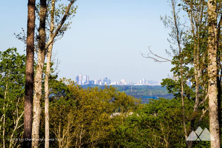 Sweetwater Creek Orange Trail: hike to seasonal Atlanta skyline views at this beautifully scenic park just west of the city