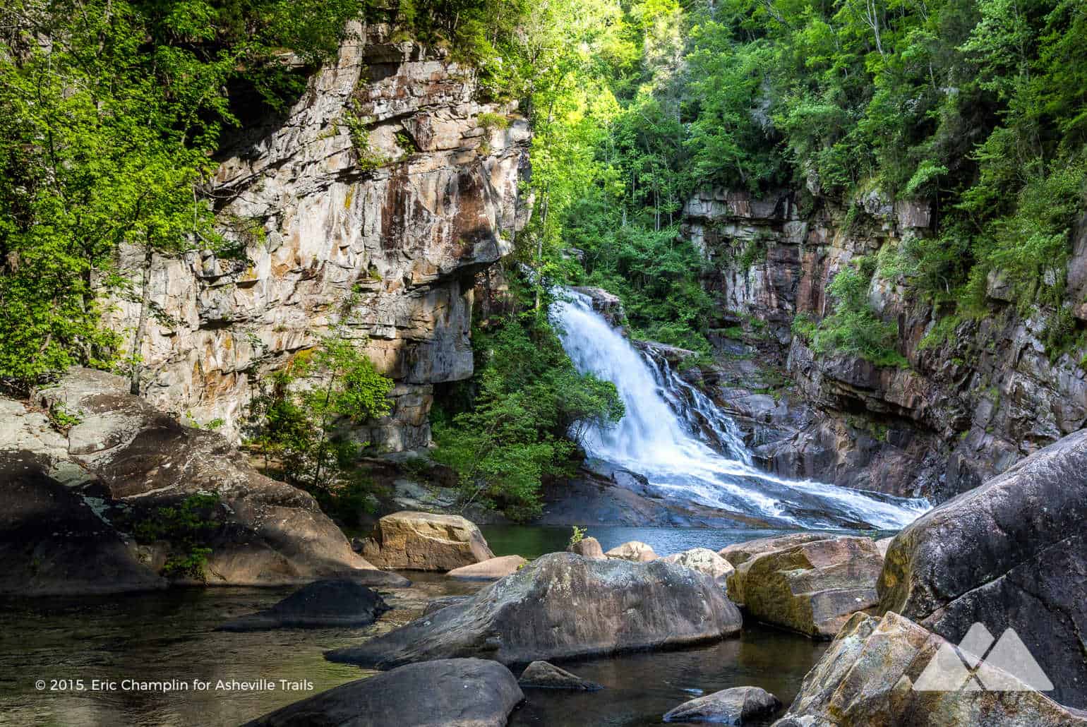 Tallulah Hiking the Hurricane Falls Loop Trail