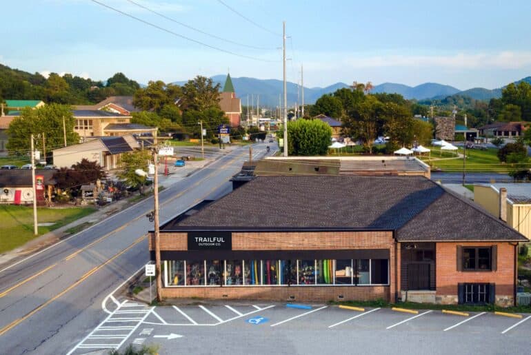 Trailful Outdoor Co, hiking outfitter shop in the Georgia Mountains near the Appalachian Trail